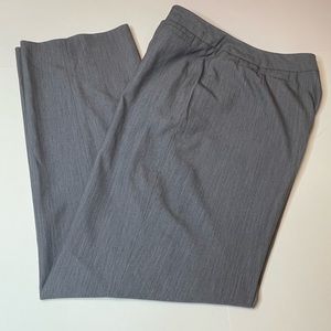 Dressbarn Size 12 Flat Front, High Rise, Straight leg dress slacks